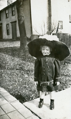Little Girl with a Big Hat 