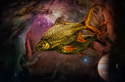 Fish of the Andromeda Galaxy 