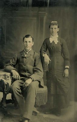 Couple with Tinted Cheeks 