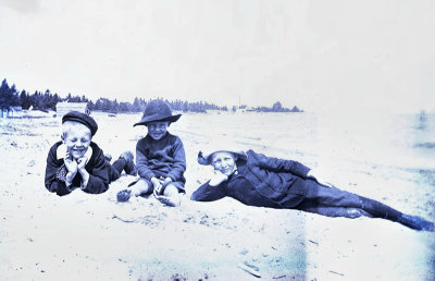 Three Boys at the Beach 