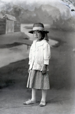 Girl Wearing a Hat  