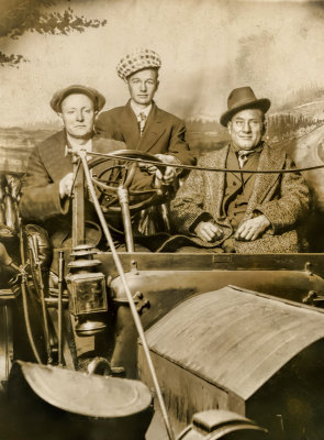 Three Men in a Car 