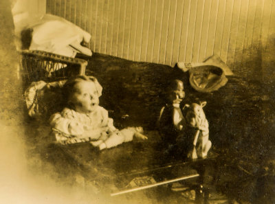 Young Girl with Her Toys  