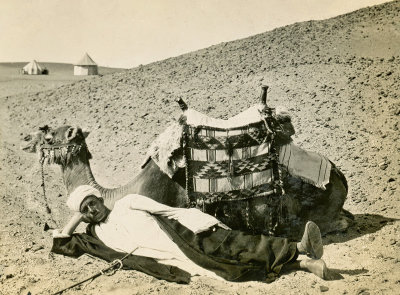 A Man and his Camel  