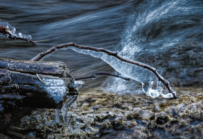 Ice and Fast Water