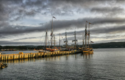 Tall Ships in Port  