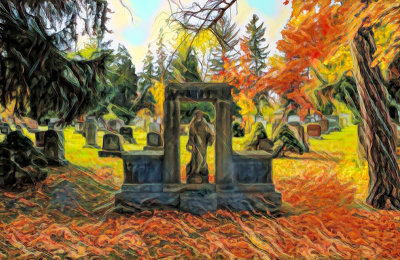 Fall in the Graveyard  