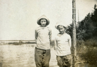 Two Boys at the Lake  