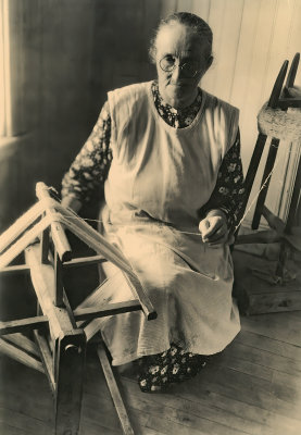 Woman Winding Wool  