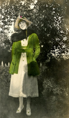 Lady in a Green Jacket  