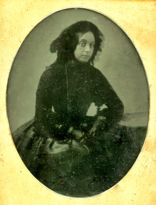 Lady in Mourning Dress  