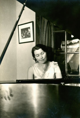 Lady Playing Piano  