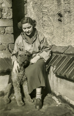 A Lady and Her Dog 