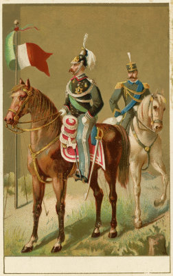 Italian Mounted Soldiers  