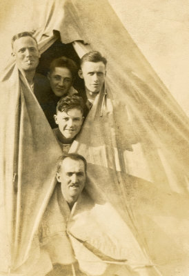 Five Men in a Tent 