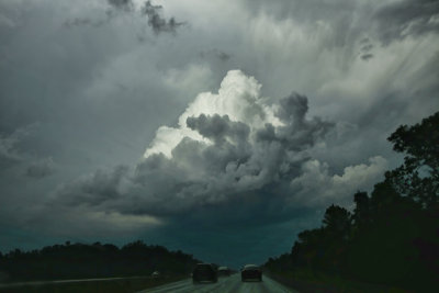Driving into the Storm  