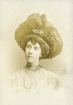 Lady with a Large Hat  