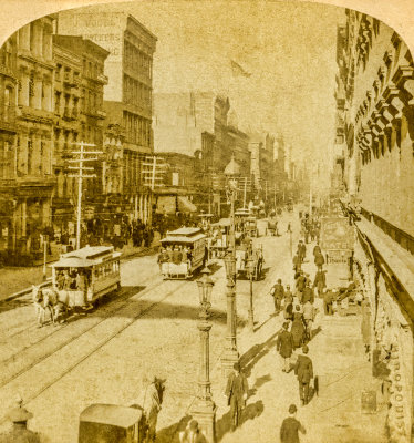 Streetcars on Broadway  