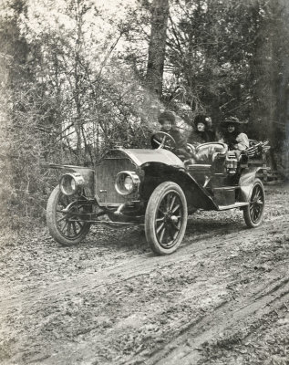 Three Ladies in a Car  