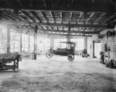 Model T in the Garage  