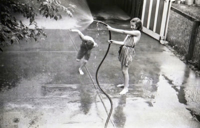 Playing with the Hose  