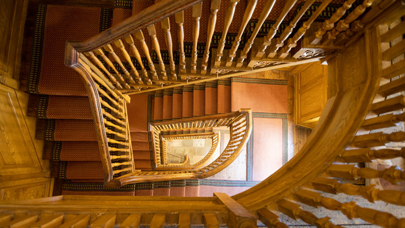 IMG_8213.CR3 Georgian staircase - Buckland Abbey -  A Santillo 2019