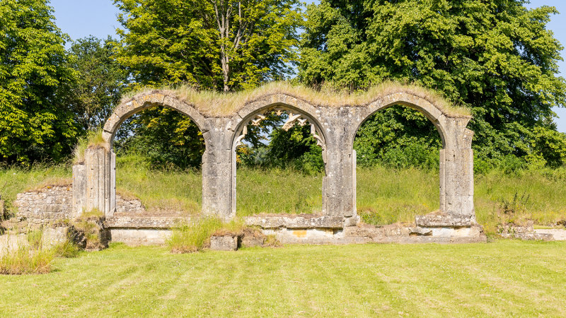 Hailes Abbey - part of the Cloisters