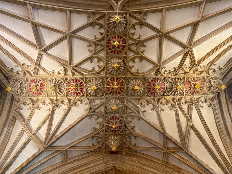 Gloucester Cathedral - 14th c. Lady Chapel ceiling.