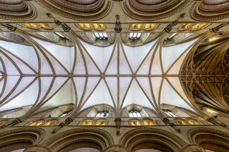 Gloucester Cathedral - The Nave ceiling