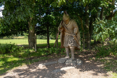 IMG_8517.CR3 Caved figure depicing one of William II's troops - Battle Abbey -  A Santillo 2019