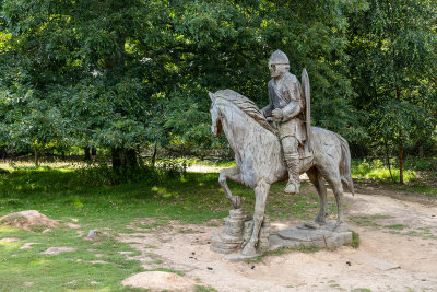 IMG_8521.CR3 Carved figure depicing one of William II's troops - Battle Abbey -  A Santillo 2019