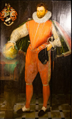 IMG_8201.CR3 Sir Francis Drake (c.1540-1596) by unknown artist - Buckland Abbey -  A Santillo 2019
