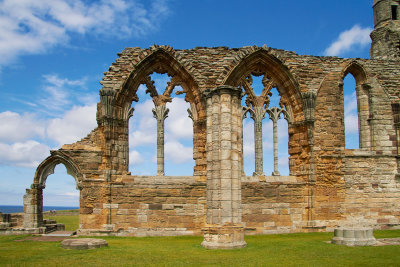 IMG_3356.jpg St Hilda's Abbey originally built 675, re-built in 1078 & destroyed by Henry VIII in 1540 -  A Santillo 2011