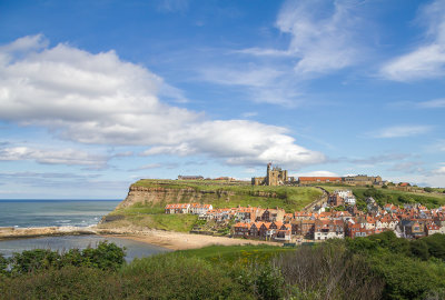 IMG_3404-Edit.jpg View towards East Cliff with St Hilda's Abbey - West Cliff, Whitby -  A Santillo 2011