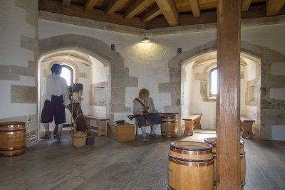 IMG_4114.CR2 St Mawes Castle - third floor gun room-  A Santillo 2012