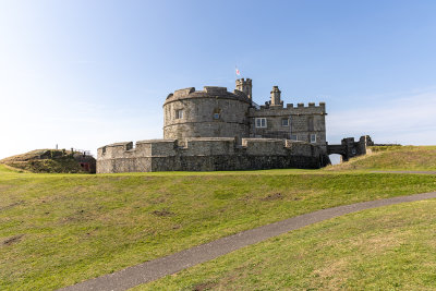 Pendennis Castle - the Tudor Keep built in the reign of King Henrey VIII