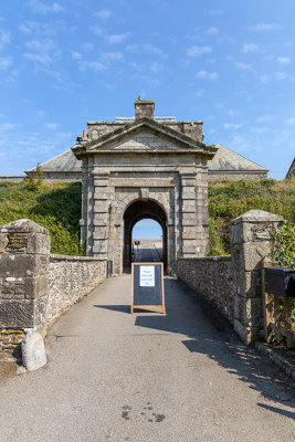 Pendennis Castle entrance and Gatehouse