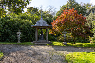 A temple bell from Burma brought back to Antony House by General Sir Reginald Pole-Carew.