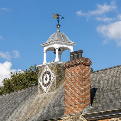 Clock tower on top of the stable block