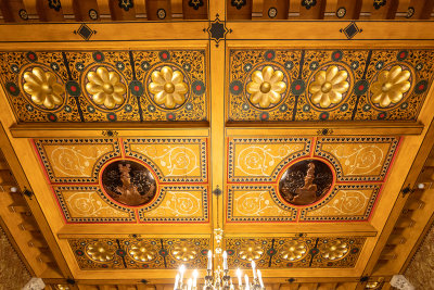 The library ceiling