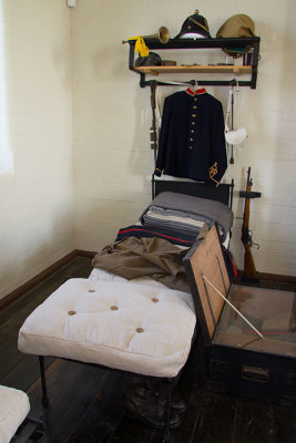 Pendennis Castle - a soldier's billet