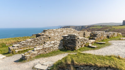 Tintagel Castle - This chapel, dedicated to the little known St Hulanus, is thought to be older than the castle and is cold and 