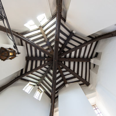 The spider's web ceiling in the Kitchen - Berkely Castle