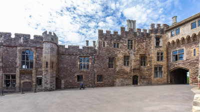 The Inner Courtyard - Berkely Castle