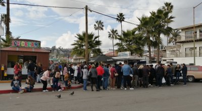 The best seafood taco stand of Ensenada