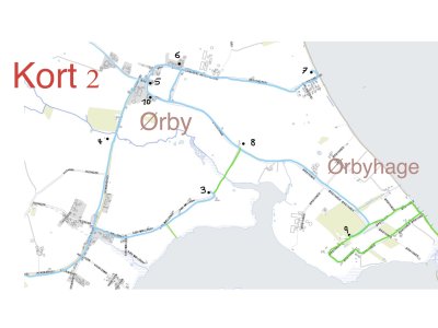 Kort 2: rby og rbyhage med forslag til Turstop