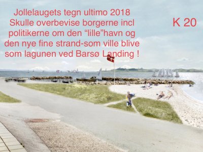 Perspektivtegning af havn for overbevisning politiker og borger-langt fra virkeligheden .-2018