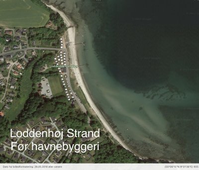 Billeder fra Loddenhj Strand/Bars Landing-Nu og Fr-Politisk behandling -Vedtgter Jollelauget
