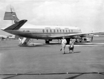 1958 - 1959 Aunt Florence & Uncle Orville arriving in the Congo.jpg