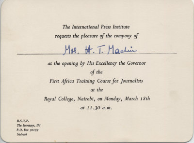 International Press Institute - First Africa Training Course for Journalists - Nairrobi Kenya, March 18, 1963.jpg